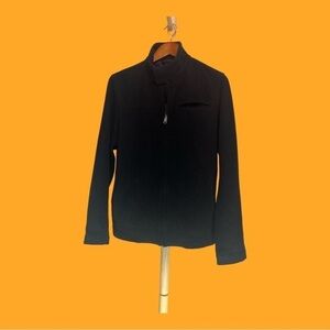 Old Navy Men’s Small Black Wool Fully Lined Zipper Jacket